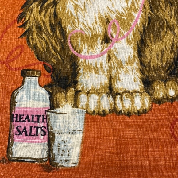 Vintage Dunmoy Irish linen towel tea towel kitchen towel - Picture 2 of 8